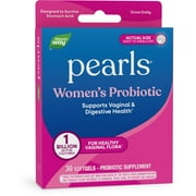 Nature's Way Pearls Women's Probiotic Softgels, Supports Women's & Digestive Health*, 30 Count