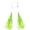 Green, variant on BLUEWING Fishing Rigs Mylar HI-LO Rig Bucktail Mylar Flash Teaser Rig Snapper Rig with Stainless Steel Hook Orange