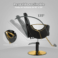 thumbnail image 3 of Sillón Barbería Ferrara Negro, 3 of 6