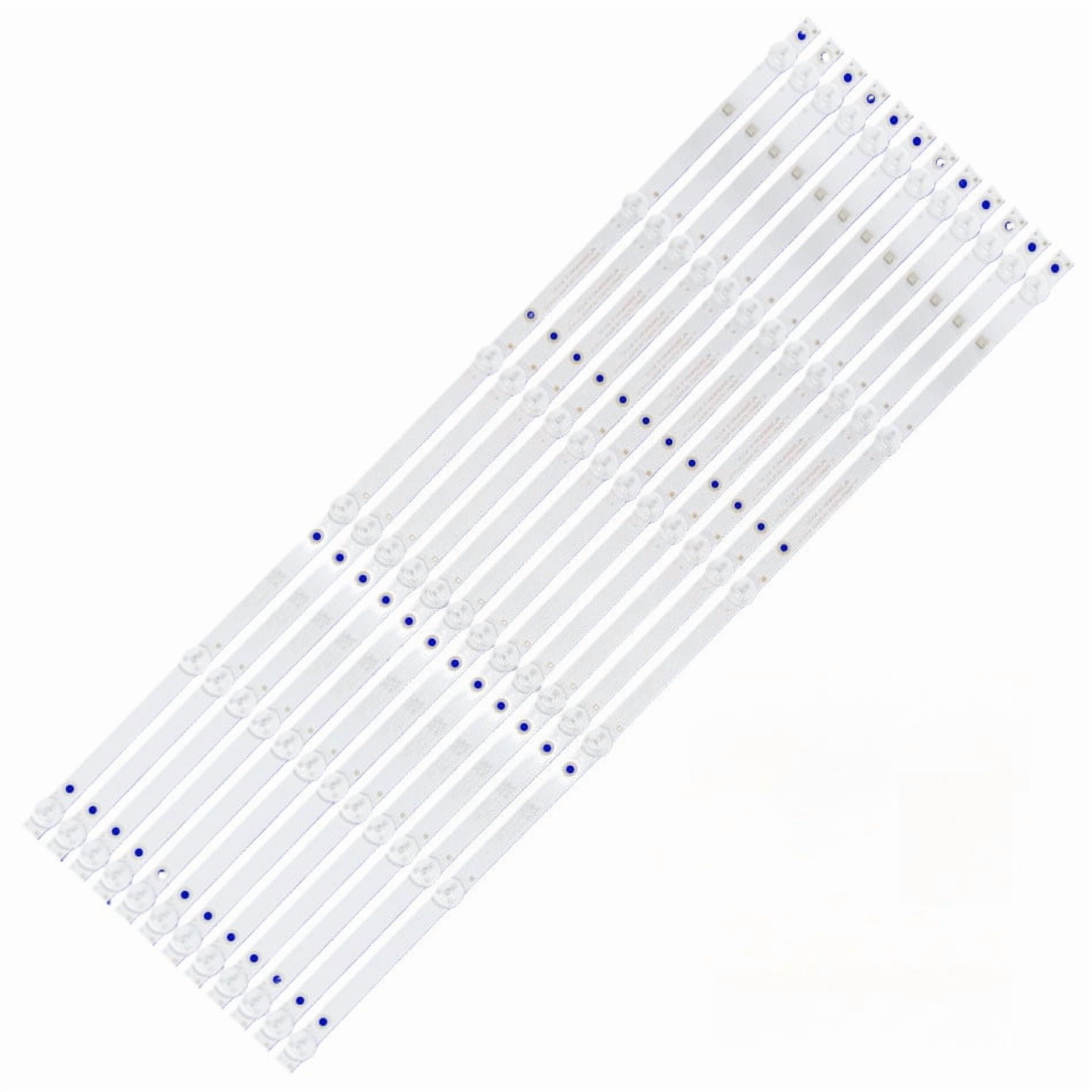 12pcs/kit LED Backlight Strips For 60" TV RCA RNSMU6039 PROSCAN PLED6055 JL HRS_SQY60A114_6X12_2W_MCPCB 12mm_V1 AE0110511 AE0110696 V1-96965