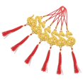thumbnail image 1 of 6PCS Chinese New Year Snake Theme Hanging Decorations with Tassels for Bonsai, Cars, and Home Use, 1 of 5