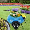thumbnail image 4 of Unique Cute Planter, 5.4cm Diameter Ladybug Shaped Animal Flower Pot For Garden Decoration, 4 of 8
