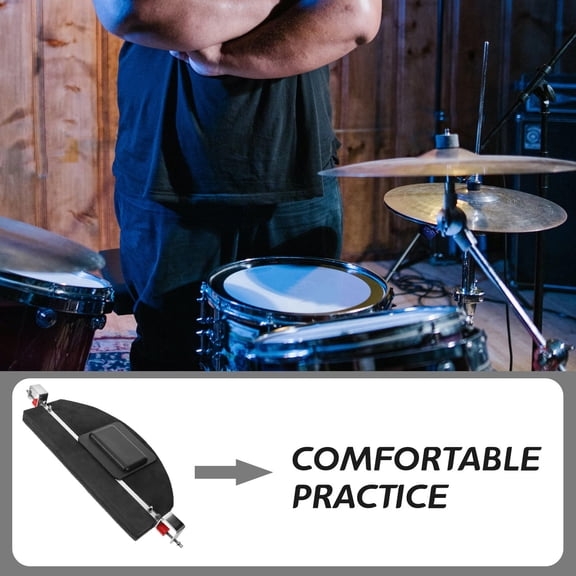 RENACLIPY Drum Sound Dampening Drum Practice Mat Rubber Noise Reduction 1Pack