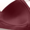 thumbnail image 2 of Hrsba Womens Wireless Bra Maternity Nursing Bra Three Hook Closure Breathable Stretch Everyday Comfortable Bra, 2 of 5