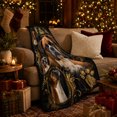 thumbnail image 3 of Regal Crown Boxer Dog Portrait Collage Commemorative, Playful Pet Portrait Pattern, Warm Flannel Blanket for Living Room and Bedroom, Dog Moms Father's Day Gift, Pet Lover Home Decor, 3 of 9