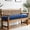 blue, variant on ROFIELTY 36" x 14" Blue Bench Cushions Outdoor Seating Cushions, Waterproof