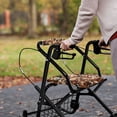 thumbnail image 4 of HELLHERO Rollator Walker Seat Back Covers Dust Cover Rollator Walker Cover & Retro Cow-print Theme Easy Install Soft for Elderly Adults, 4 of 7