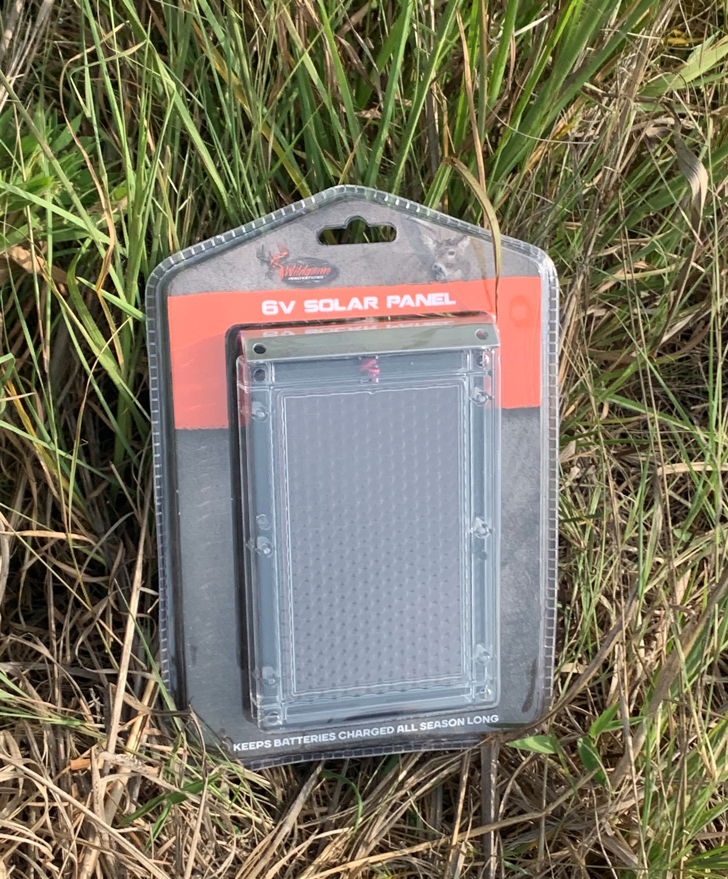 Wildgame Innovations 6V Outdoor Deer Feeder Solar Panel Battery Charger