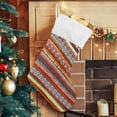 thumbnail image 5 of Coolnut 2 Pack Christmas Stockings 17.7 Inches Ethnic Tribal Large Size Xmas Cable Stocking Gifts & Decorations for Family Holiday Xmas Party, 5 of 6
