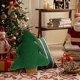 thumbnail image 4 of Christmas Tree Throw Pillows, Festive Xmas Tree Shaped Plush Pillows for Sofa, Bed & Home Decor, Soft Decorative Cushions for Holiday Parties, Winter Decorations & Cozy Gift, 18 inch, 4 of 7