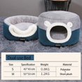 thumbnail image 1 of HOOPET Cat Bed House Soft Plush Kennel Puppy Cushion Small Dogs Cats Nest Winter Warm Sleeping Pet Dog Bed Pet Mat Supplies ShopWise Round, 1 of 9