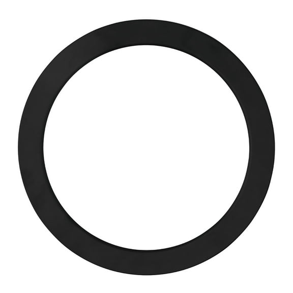 Eglo 203763 Trago 7" Wide Steel Magnetic Trim Ring - Black
