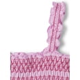 thumbnail image 2 of The Children's Place Girls Sleeveless Contrast Smocked Peplum Tank Top, Sizes XS-XXL, 2 of 3