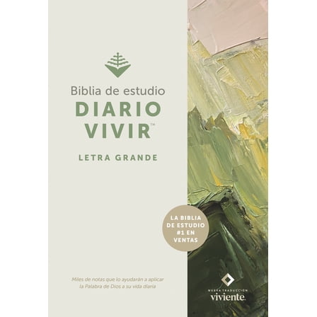Biblia de Estudio del Diario Vivir Ntv, Letra Grande (Tapa Dura, Letra Roja), (Hardcover)