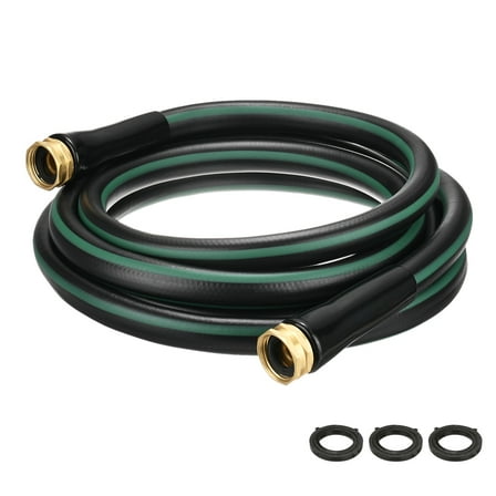 Uxcell Garden Hose 5/8 Inch x 10 FT, Flexibleer Hose, Hose with Double Female Fittings