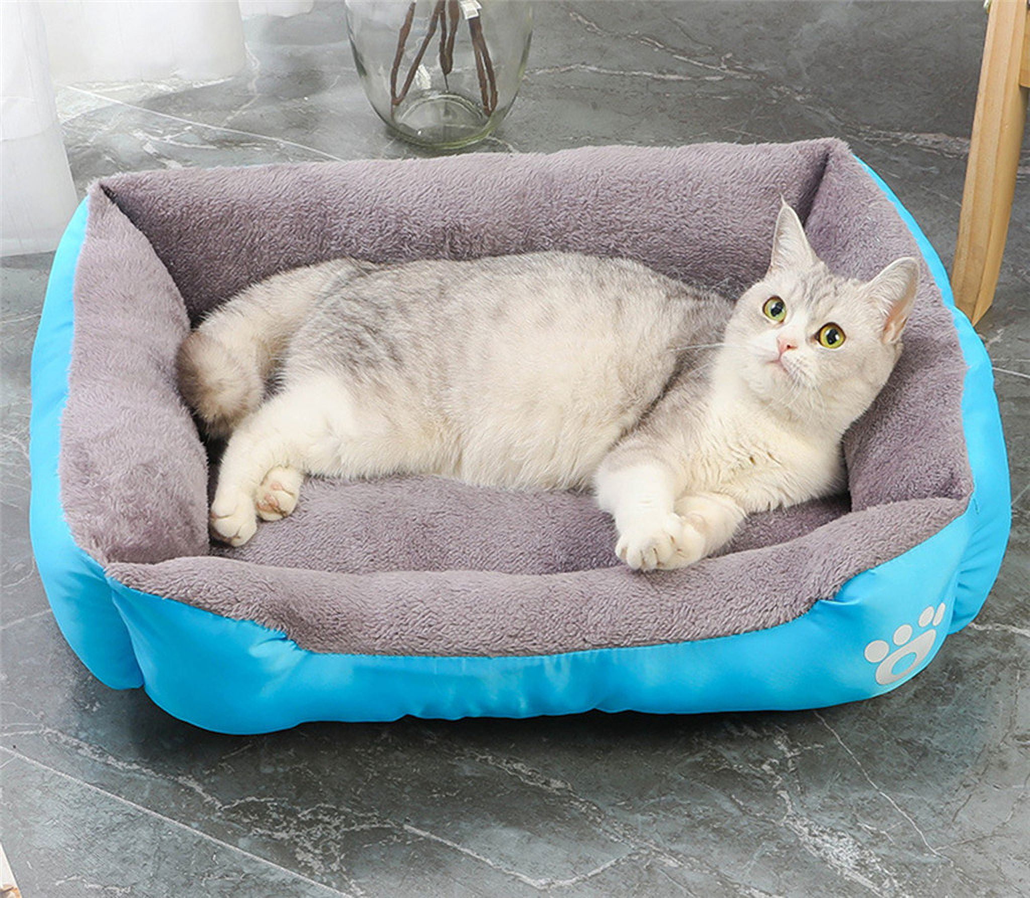 ZBH 4 in 1 Dog Beds, Washable Pet Mattress Comfortable and Warming Rectangle Bed for Medium and Large Dogs, Cat Pets