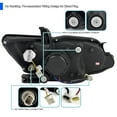thumbnail image 5 of Spec-D Tuning Chrome Projector Headlights W/ LED Signal & LED Strip Compatible with 2011-2013 Scion tC, Left + Right Pair Headlamps Assembly, 5 of 6