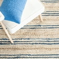 thumbnail image 6 of SAFAVIEH Cape Cod Paden Geometric Area Rug, Natural/Blue, 5' x 8', 6 of 11