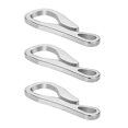 thumbnail image 1 of Here's a polished product description for your item:\n\n \n\n**3pcs Stainless Steel Key Ring Buckles – Durable Carabiner Clips for Outdoor, 1 of 4
