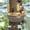 Silver, variant on Squirrel Feeders for Outside-Squirrel Feeder with Drainage Holes, Removable Bowl, Squirrel Picnic Table,1×Journal,Chipmunk Feeder with 2 Corn Cob Holders, Fence/Tree Easy to Install