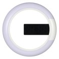 thumbnail image 1 of Reloj despertador digital con espejo de pared LED de 12 pulgadas y temperatura USB, 1 of 8