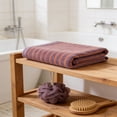 thumbnail image 4 of Iumwxz Thick Towel Soft Absorbent Striped Adult Bath Hand Face Towel Home Use Gentle Skin Fast Dry Washcloth Shower Drying Multi Scene Daily Practical Red, 4 of 9