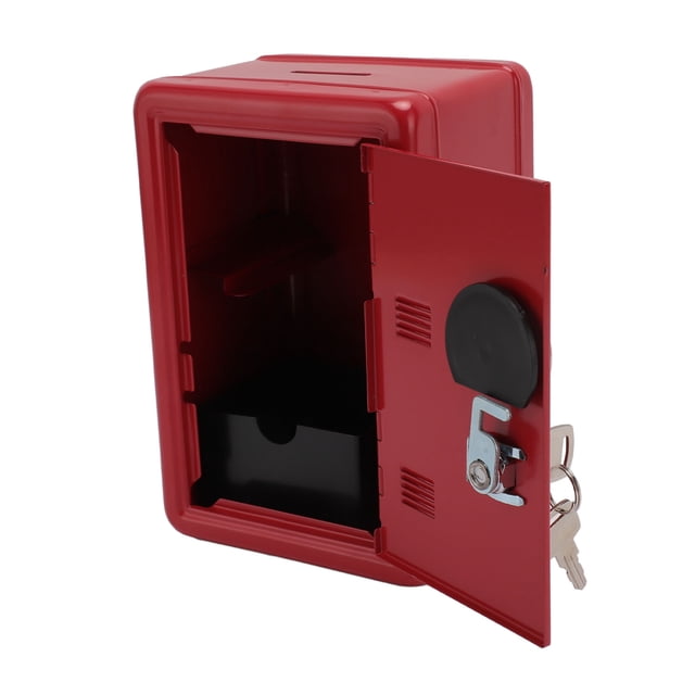 Hucha Educativa Práctica ANGGREK Roja Con Contraseña Para Escritorio