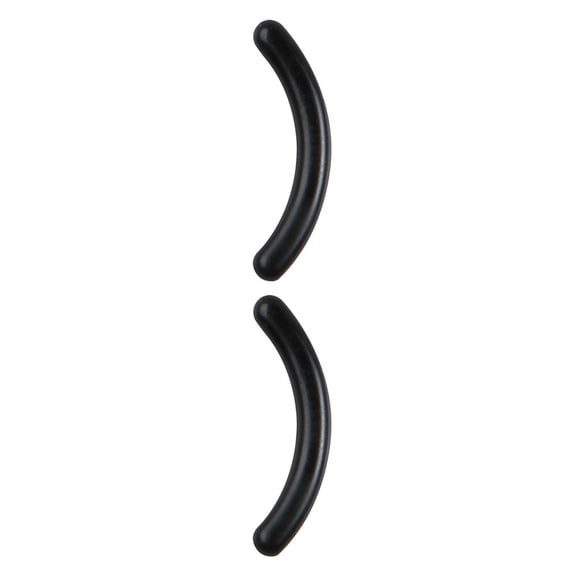 Vogacara Recambios para rizador de pestañas Almohadillas de repuesto flexibles Suministros de herramientas de belleza Reemplazo práctico de la Negro (Único) 2piezas