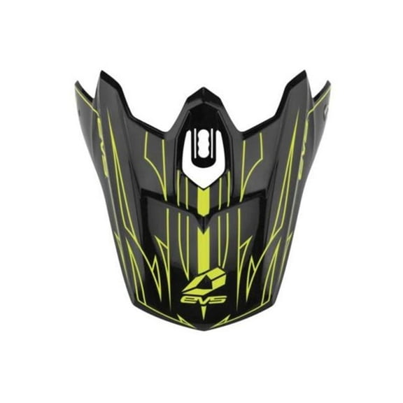 EVS T3 Pinner Youth Replacement Peak Visor Black/Hi-Vis