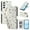 A, variant on Wallet Case for Samsung Galaxy A35, Flower PU Leather Durable Phone Case Kickstand Flip Case with Card Slots Wrist Strap Pattern Magnetic Closure Protective Case for Galaxy A35 - A