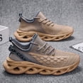 thumbnail image 2 of PLERISE Men's Breathable Woven Sneakers, Lightweight Comfortable Running Shoes with Supportive Sole for Walking, Hiking, Gym, and Everyday Casual Wear, 2 of 9