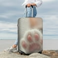 thumbnail image 7 of Hirioo Raindrop Kitten Paw for Elasticity Suitcase Cover (No luggage Included) Durable Luggage Protector Fits 18-32 Inch Luggage-Medium, 7 of 7
