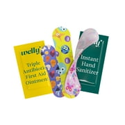 Welly First Aid Kit, Quick Fix Kit for On the Go, Assorted Bandages and Ointments, 24 Count