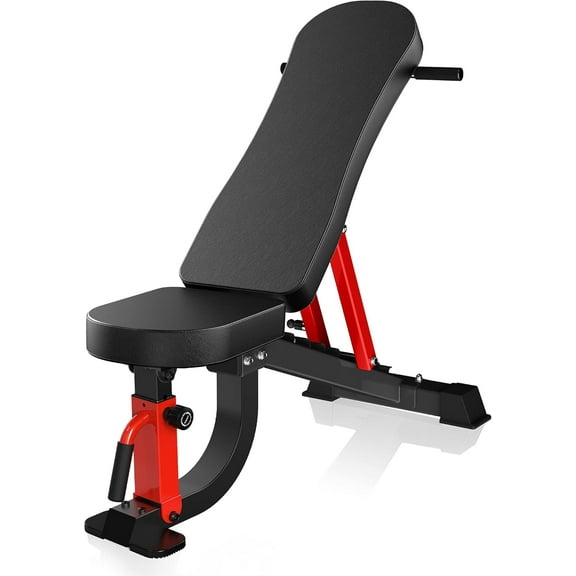 1000 LB Weight Bench Heavy Capacity | 9-4-4 Almost 90° Adjustable Incline Decline Exercise Bench Press for Home Gym More Stable