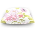 thumbnail image 4 of GZHJMY Soft Smooth Skin-Friendly Throw Pillow Cover Without Pillow Case16 x16 Shrink-Resistant Breathable Hidden Zipper Opening, Sofa Bed Office Farmhouse Room Easy to Disassemble|Rose Flowers, 4 of 7