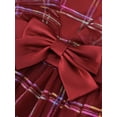 thumbnail image 4 of Wassery Kids Toddler Girls Halloween Costume 4T 5T 6T 7T Little Girls Princess Dresses Sleeveless Plaid Tulle A-line Dress Birthday Party Stage Show Outfits, 4 of 9