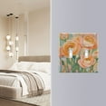 thumbnail image 4 of Yayeee Toggle Light Switch Wall Plate 3-Gang 6.37"x4.48" Decorative Outlet Cover, Abstract Floral Art, 4 of 7