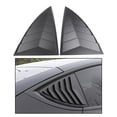 thumbnail image 4 of 2x triangular para ventana trasera, , decoración de ventana, calcomanías, ajuste exterior del coche, para modelo Y, accesorios Negro mate, 4 of 9