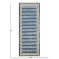 thumbnail image 3 of Casavani Vintage Cotton Dhurrie Decorative Rug,Blue 10x10 feet, 3 of 6