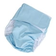 thumbnail image 3 of Pañal de tela para adultos, ropa interior de alta absorción, reutilizable, a prueba de fugas, protección contra la incontinencia, para hombres y mujeres, azul claro, 3 of 14