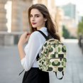 thumbnail image 6 of FORMRS Mini Backpack Purse for Women Travel Daypack Casual Shoulder Bag, Green Circle, 6 of 7