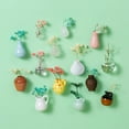 thumbnail image 3 of 14PCS Ceramic Mini Vase Fridge â Hand-Painted 3D Floral Designâ Funny Vases for Refrigerator, Office & Wall â Small Decorative Accent â Kitchen Decor Gift (Durable & Stylish), 3 of 3