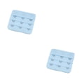 thumbnail image 3 of Guardurnaity Extensión Correa Sujetador Extensor Hebilla 3 Gancho Accesorios Sujetador Transpirable Ganchos Botones Reemplazo 3 Filas azul claro azul claro 2piezas, 3 of 6