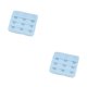 thumbnail image 4 of Guardurnaity Correa de extensión Extensores de sujetador Hebilla 3 Accesorios de gancho Sujetador Ganchos transpirables Botones Reemplazo 3 filas azul claro azul claro 2piezas Guardurnaity CBP460510, 4 of 5