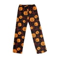 thumbnail image 5 of Trgacdwlo Halloween Fleece Pj Pants Women Ghost Pumpkin Print Womens Fuzzy Pajama Pants Fall Winter Warm Womens Sleep Pants, 5 of 7