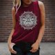 thumbnail image 2 of Gibobby Blusa de mujer TopsO NeckPartyStylish T-shirt(Rojo,CH), 2 of 5