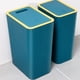 thumbnail image 2 of Cateissary Bote de basura de cocina con tapa - Baño de basura rectangular de PP con tapa abierta moderna de gran capacidad Suministros de limpieza para el hogar Gris L, 2 of 6