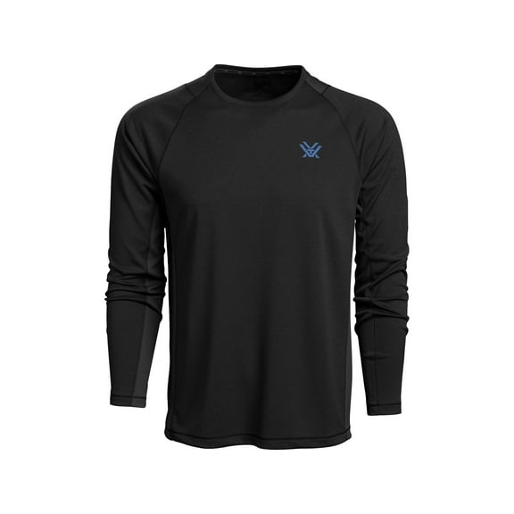 Vortex Optics Men's Weekend Rucker Long Sleeve Crew Neck T Shirt Black XL