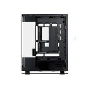 Phanteks Evolv X2, Mid-Tower Gaming Chassis, Vertical Cooling System, See-through Tempered Glass Chassis, Brushed Aluminum interior panel with Integrated D-RGB Lighting, Brushed Black