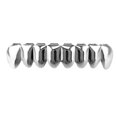thumbnail image 2 of 18K Hip-Hop Top Bottom Boca Dientes Parrillas Unisex Blanco - Grills Bottom Sunnimix Parrillas Colmillos, 2 of 5